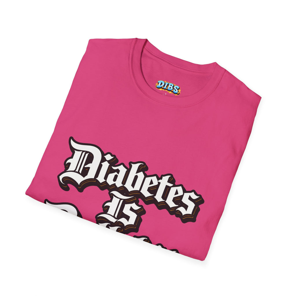 Diabetes Is Bullshit T-Shirt — Bold Type 1 Diabetes Awareness Tee