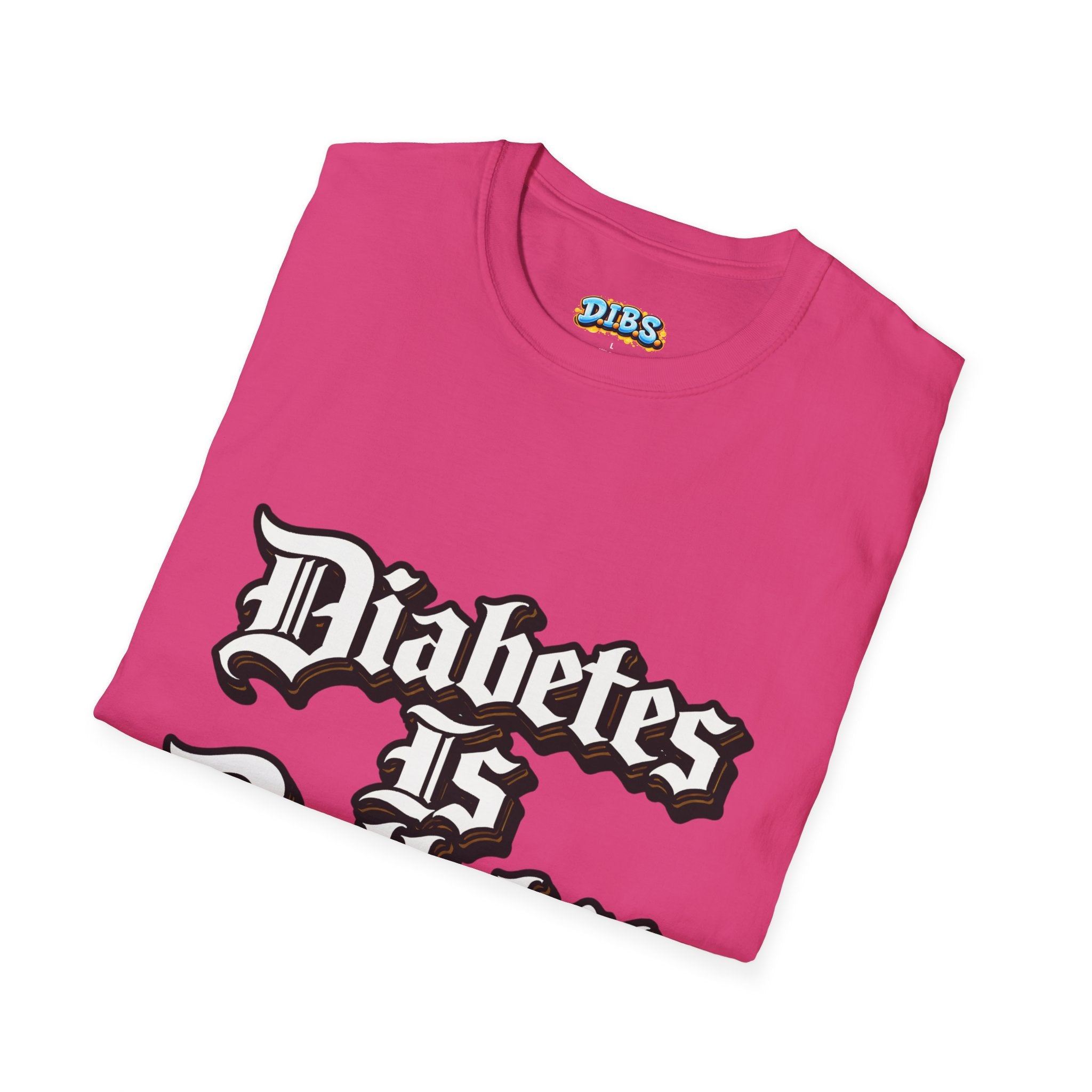 Diabetes Is Bullshit T-Shirt — Bold Type 1 Diabetes Awareness Tee