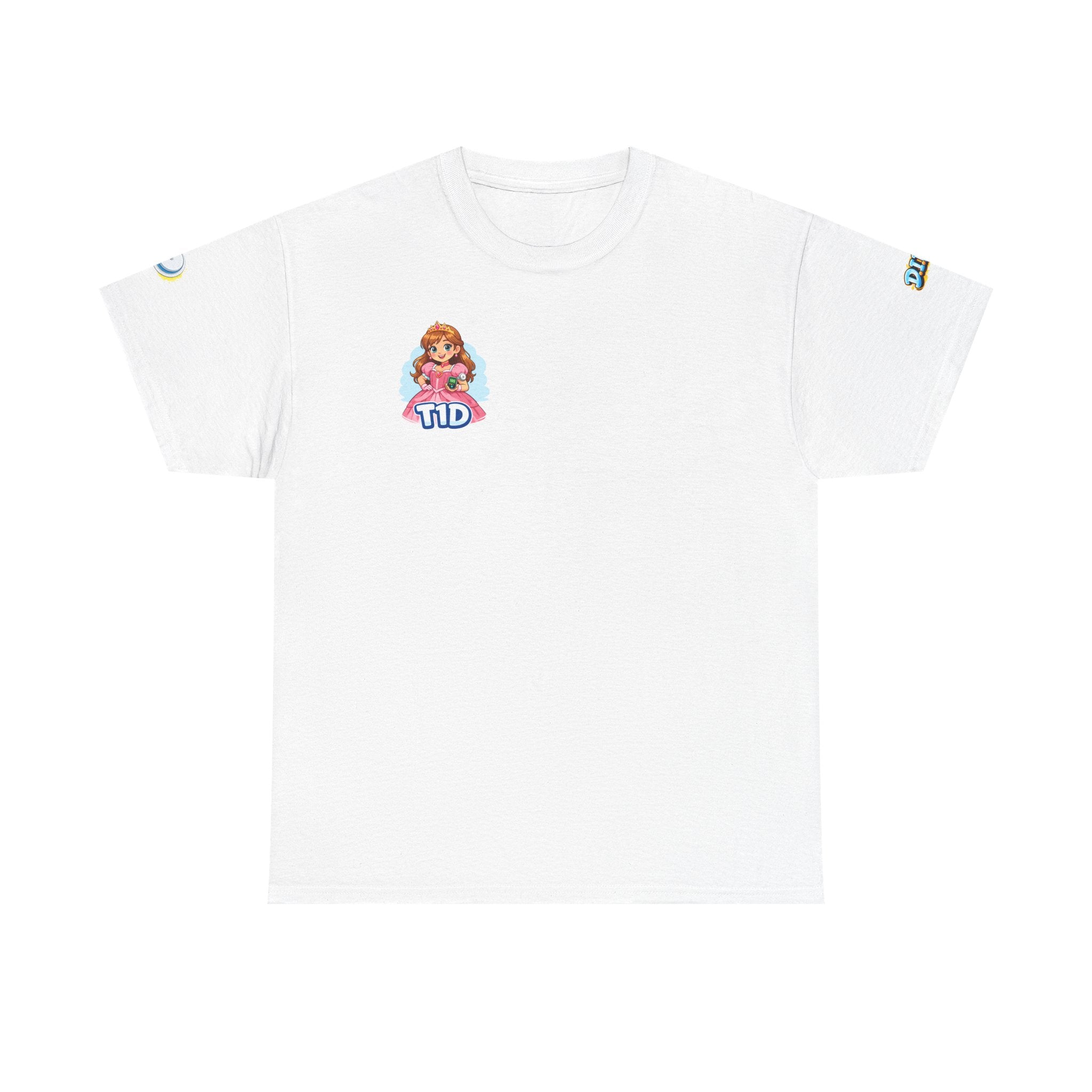 T1D Princess Tee Shirt for Grown-Up Kids — Type 1 Diabetes Awareness Shirt for Grown-Up Kids