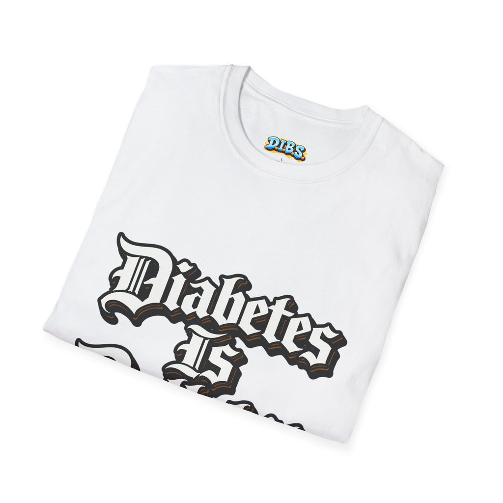 Diabetes Is Bullshit T-Shirt — Bold Type 1 Diabetes Awareness Tee