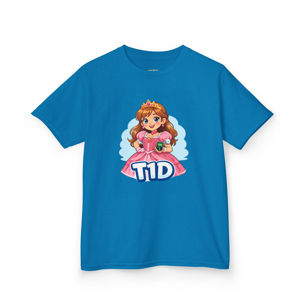 Kids Princess Tee — Cute Dress with Diabetes Monitor & Insulin Pump Purse