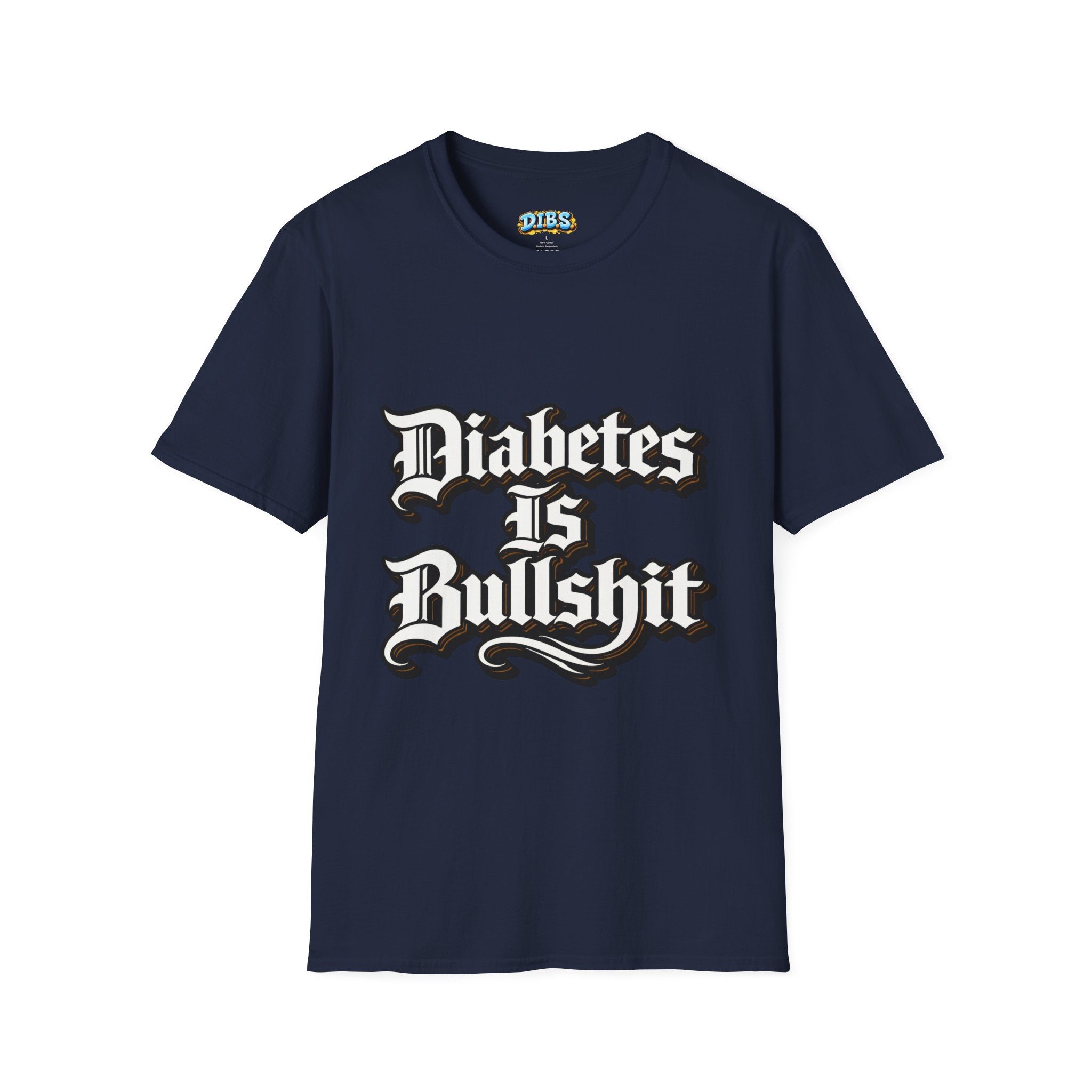 Diabetes Is Bullshit T-Shirt — Bold Type 1 Diabetes Awareness Tee