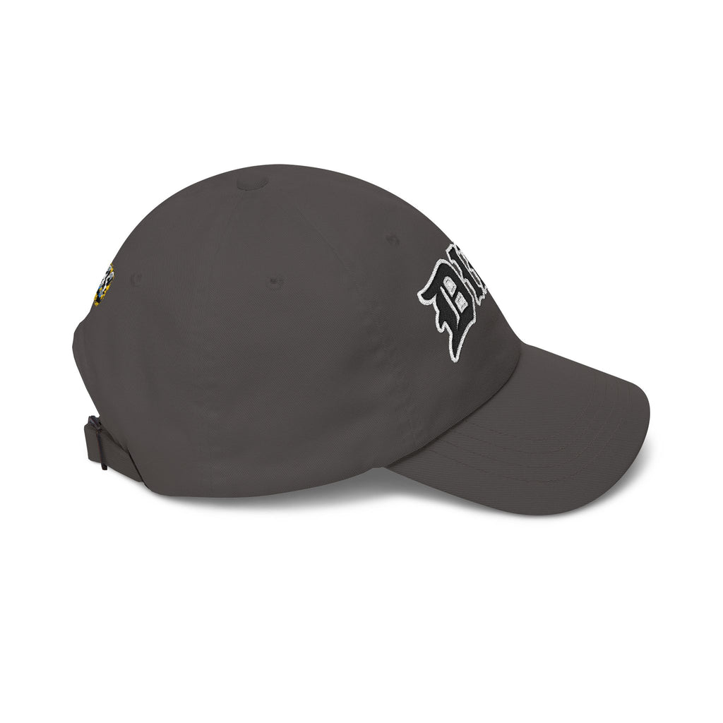 DIBS Gothic Print Dad Cap — Edgy Classic Baseball Hat