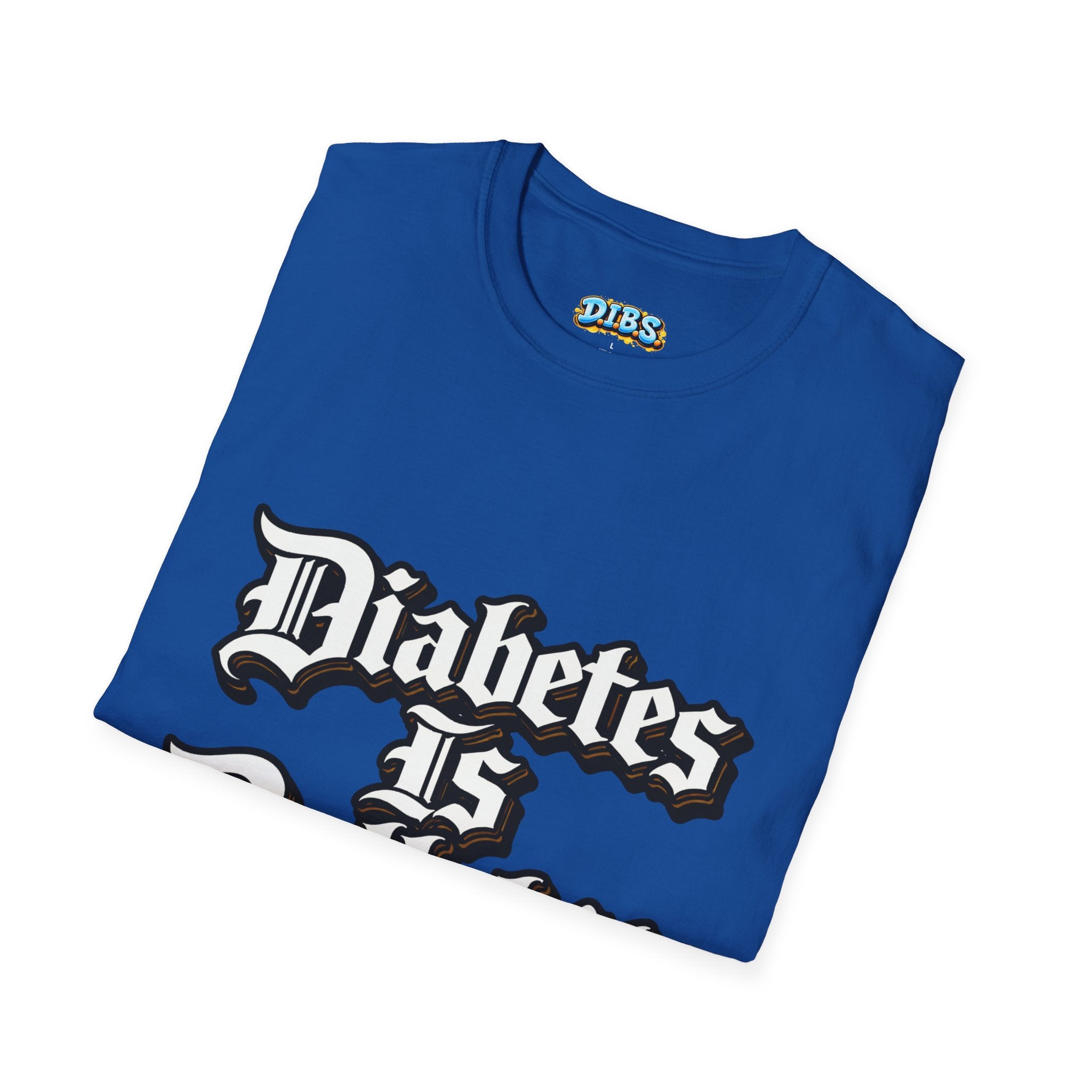 Diabetes Is Bullshit T-Shirt — Bold Type 1 Diabetes Awareness Tee