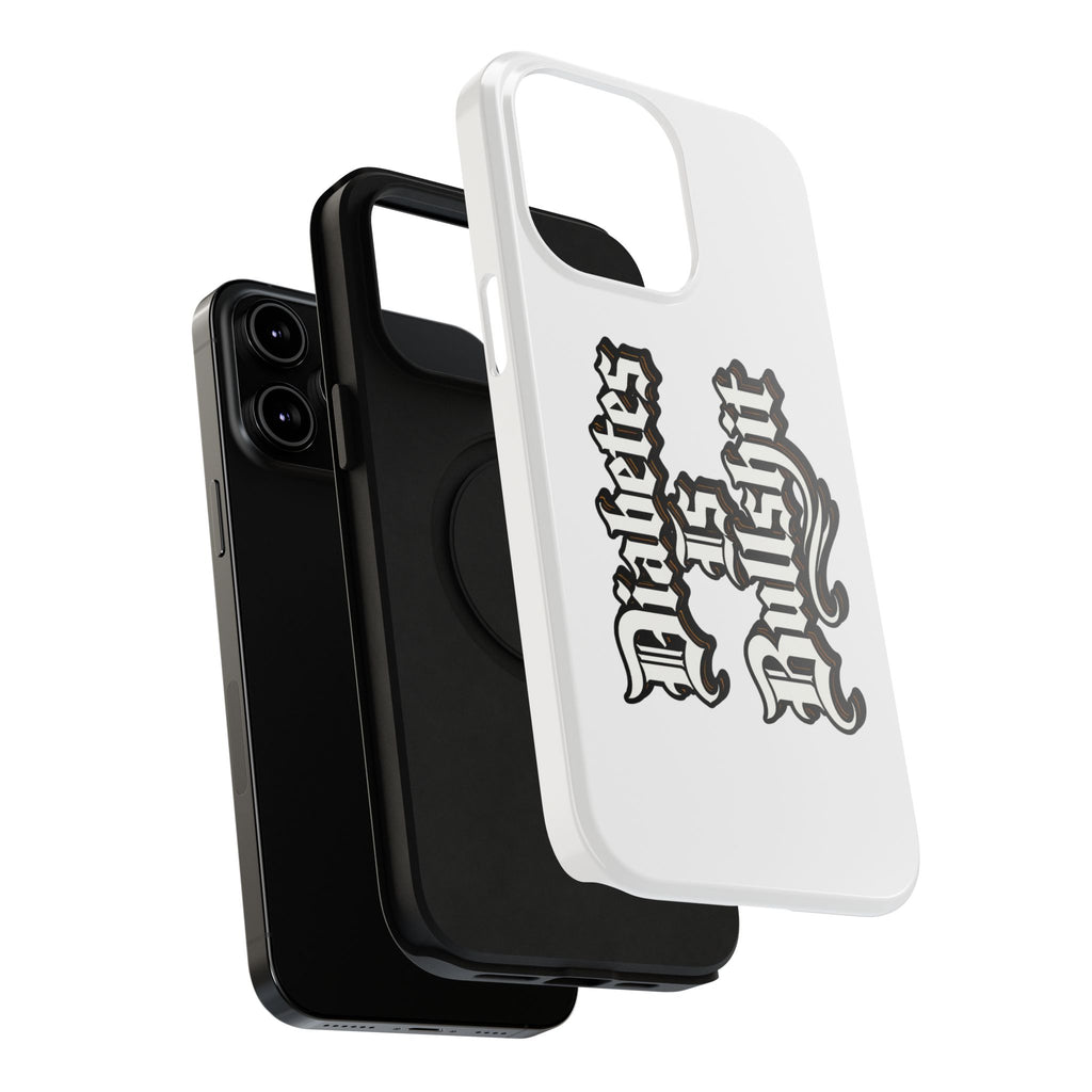 Impact-Resistant Phone Case — Gothic "Protects & Punishes" Design
