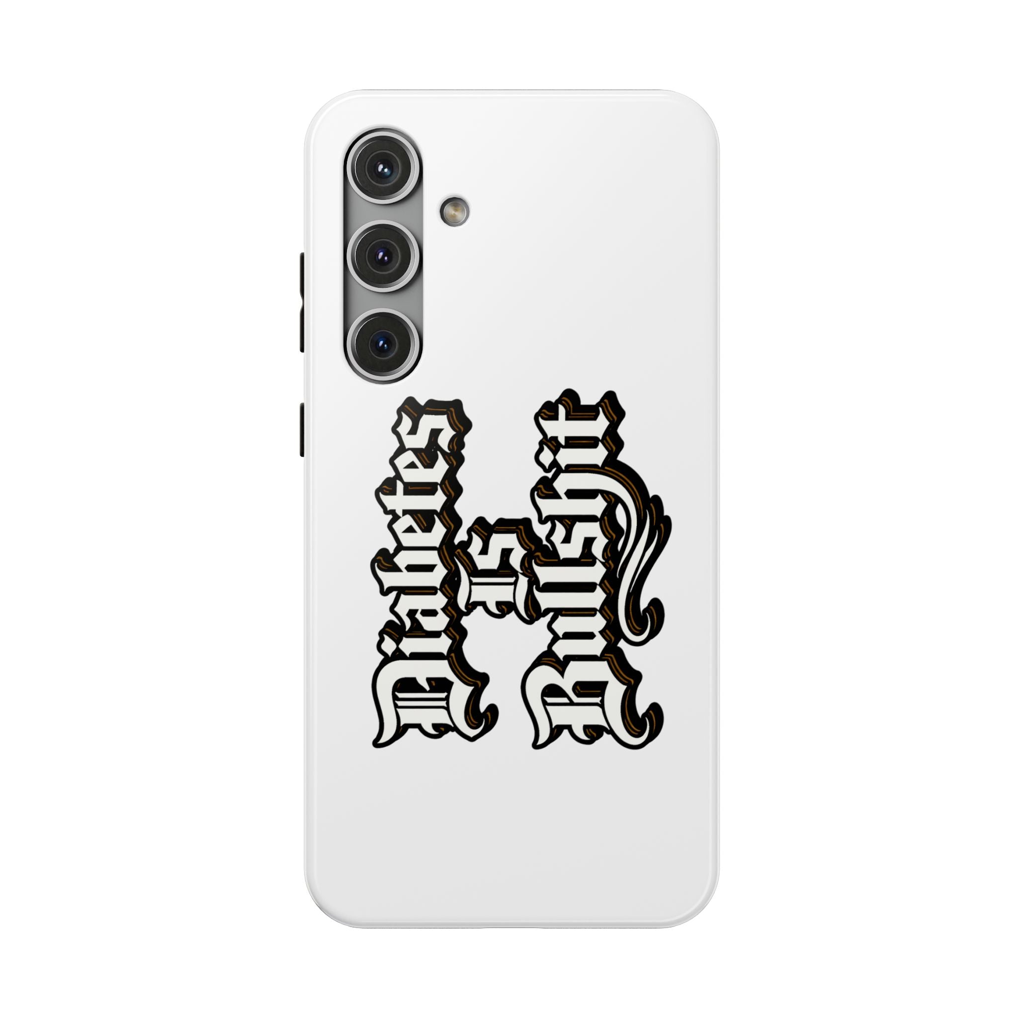 Impact-Resistant Phone Case — Gothic "Protects & Punishes" Design