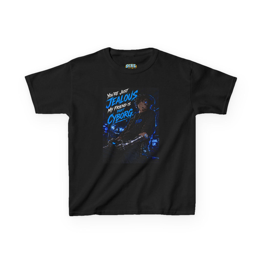 You're Jealous My Friend Is Part Cyborg T1D Support Kids Tee