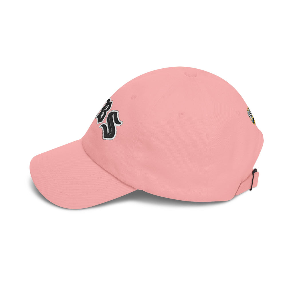 DIBS Gothic Print Dad Cap — Edgy Classic Baseball Hat