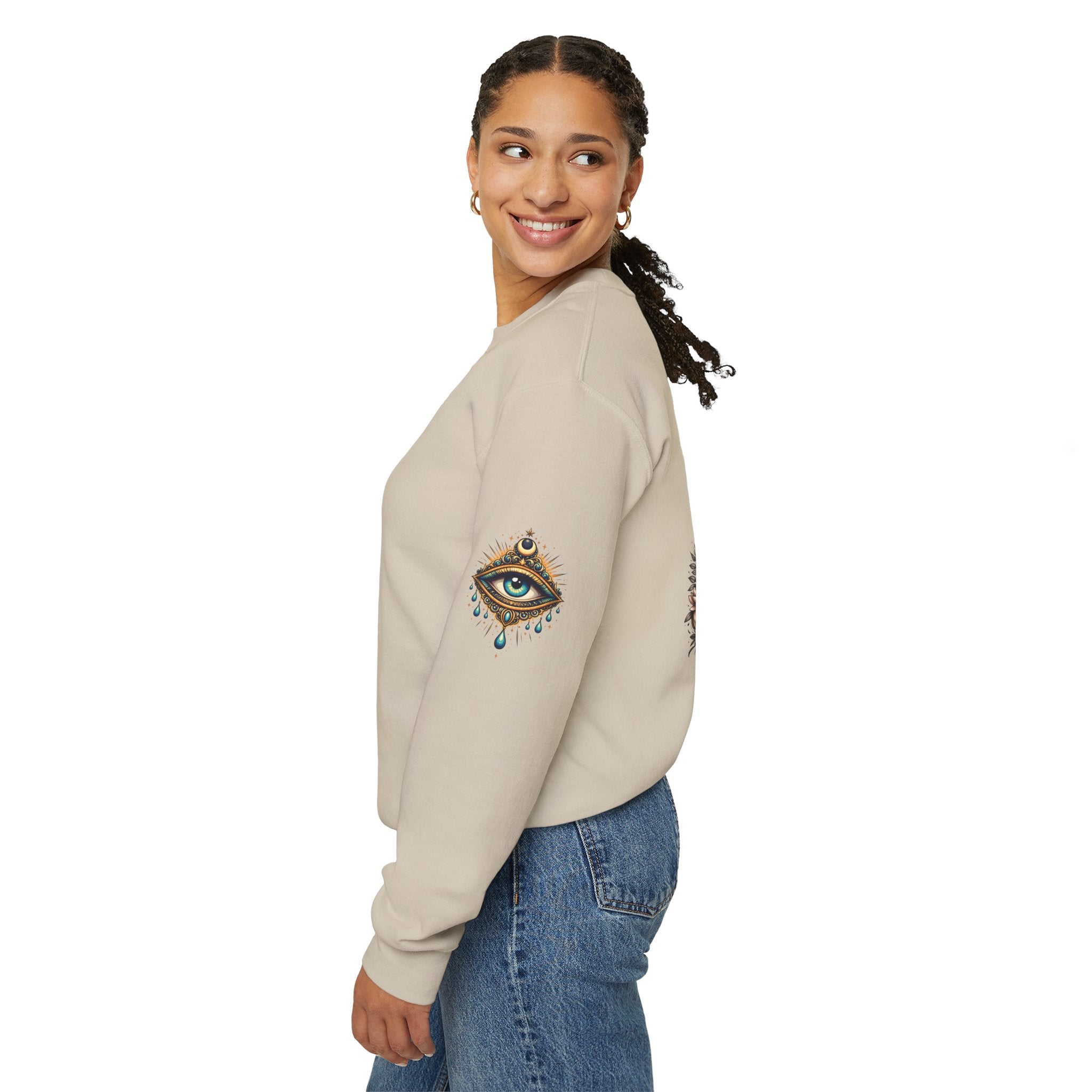 Yoga Chakra "Breath In Breath Out" Sweatshirt — T1D Mental Health Support