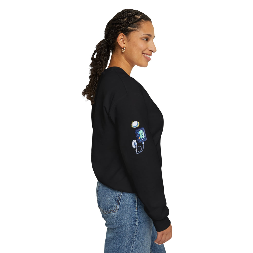 You're Just Jealous I'm Part Cyborg Sweatshirt — Sci‑Fi Humor Crewneck