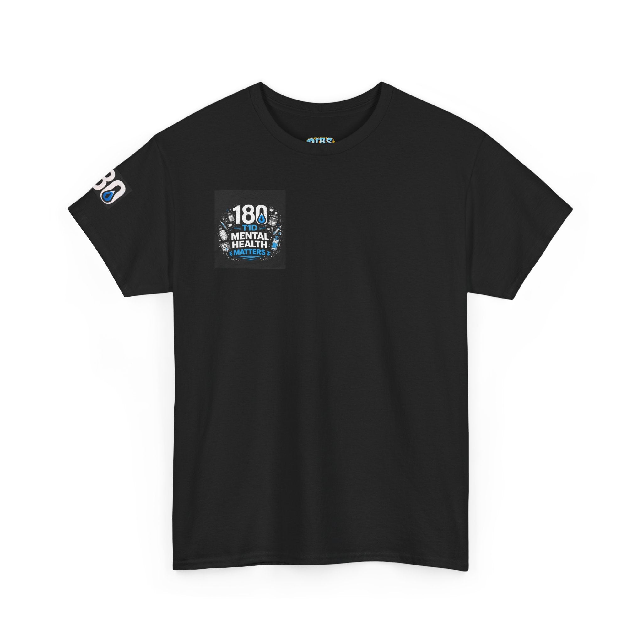 T1D Awareness Tee — “180 Decisions a Day” Diabetes Mental Health Shirt