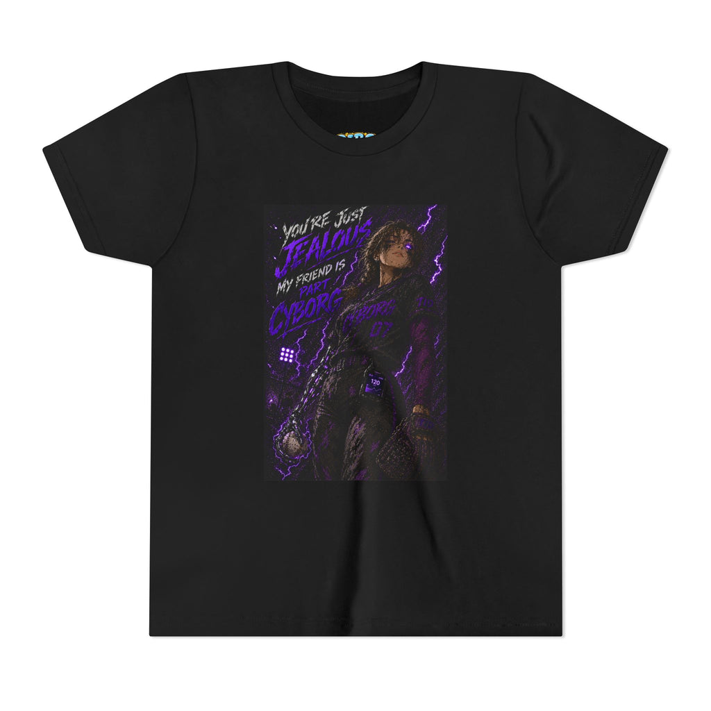 Girls "My Friend Is a Cyborg" T1D Support Youth Tee