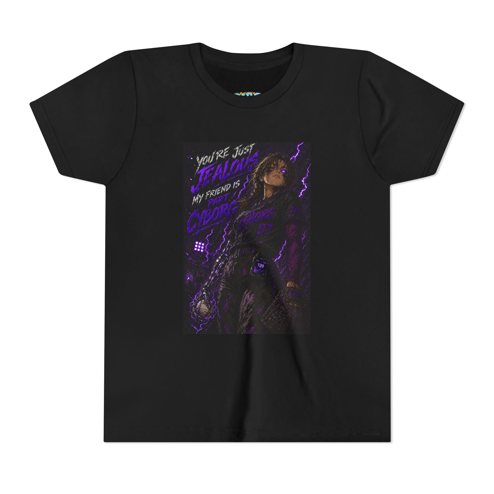Girls "My Friend Is a Cyborg" T1D Support Youth Tee