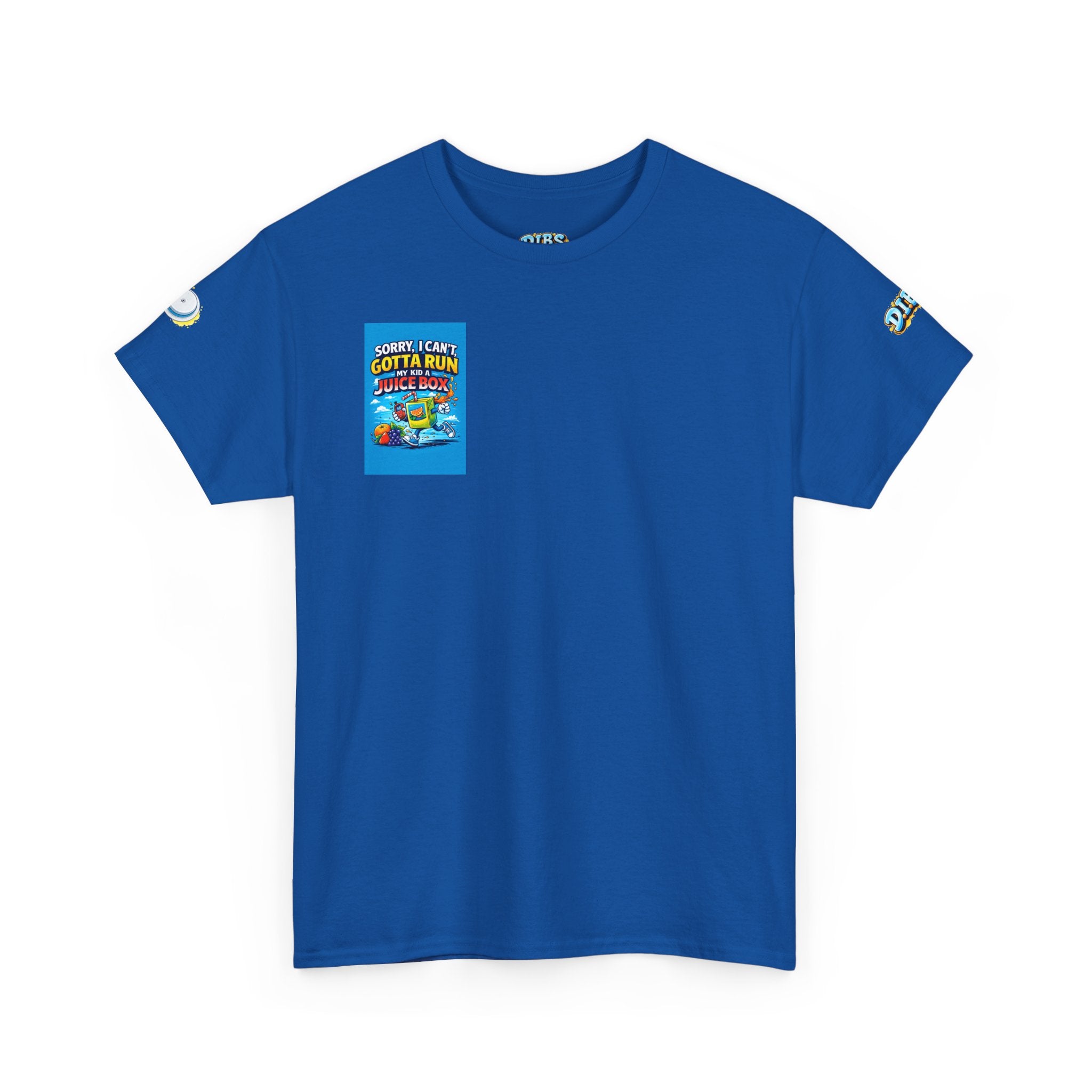 T-Shirt — “Sorry I Can’t, I Have to Run My Kid a Juice Box” T1D Parent Tee