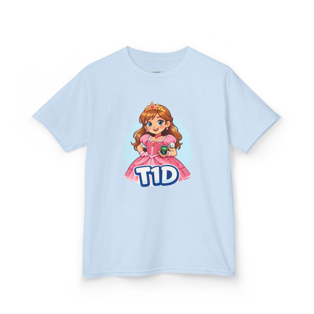 Kids Princess Tee — Cute Dress with Diabetes Monitor & Insulin Pump Purse
