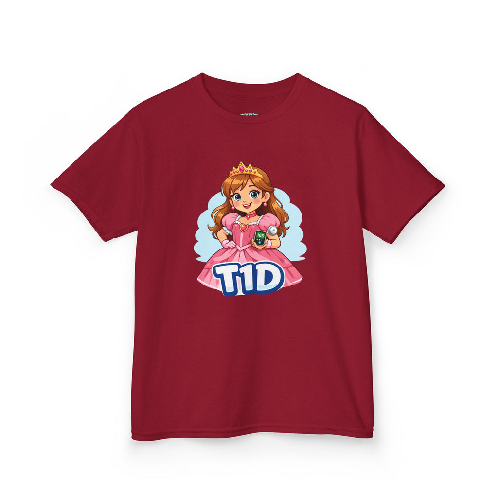 Kids Princess Tee — Cute Dress with Diabetes Monitor & Insulin Pump Purse