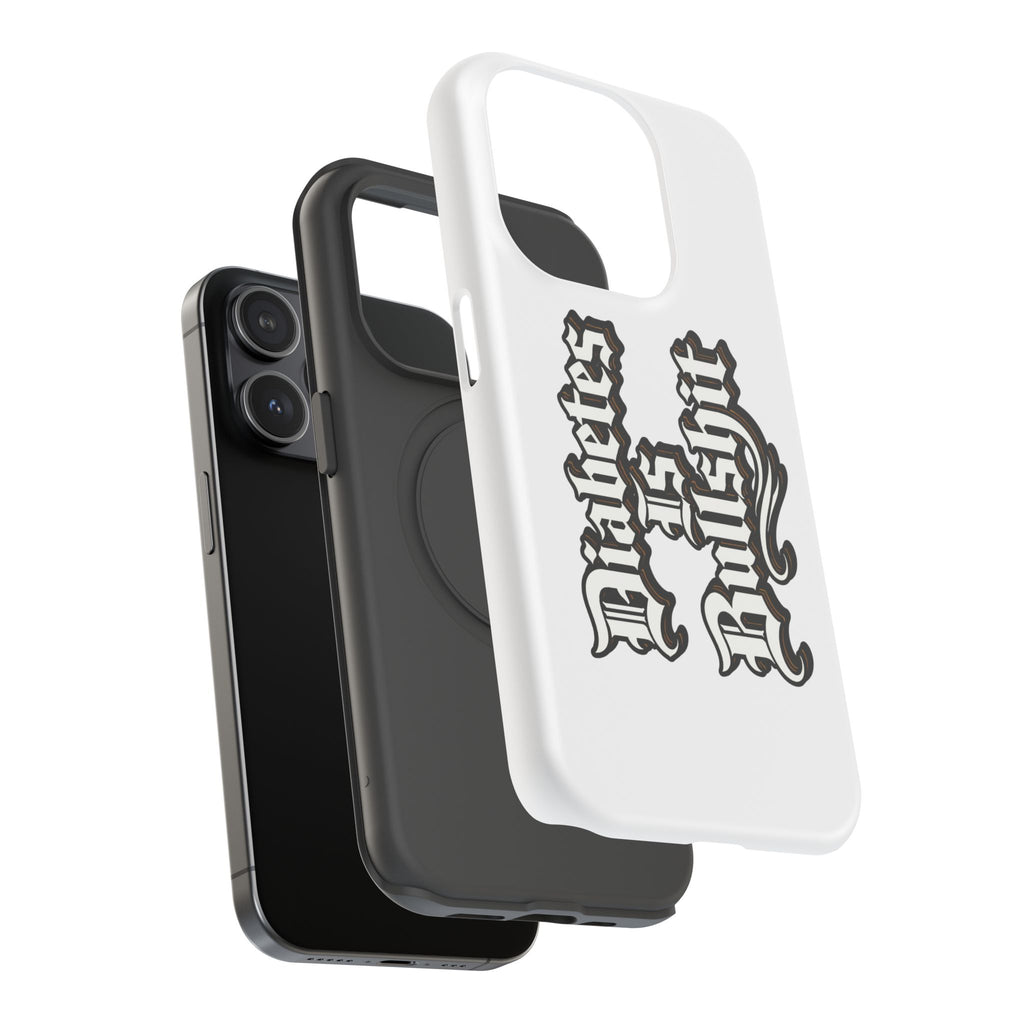 Impact-Resistant Phone Case — Gothic "Protects & Punishes" Design