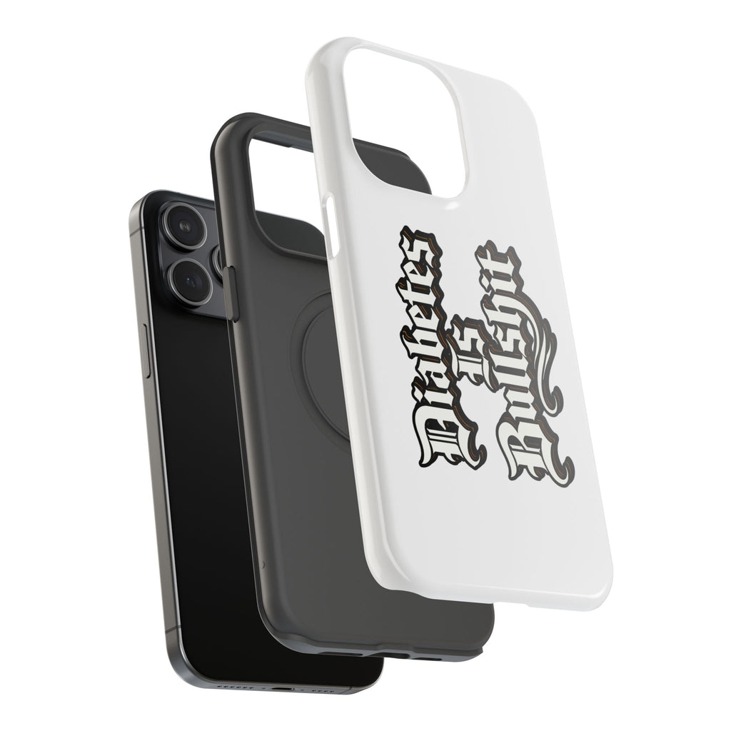 Impact-Resistant Phone Case — Gothic "Protects & Punishes" Design