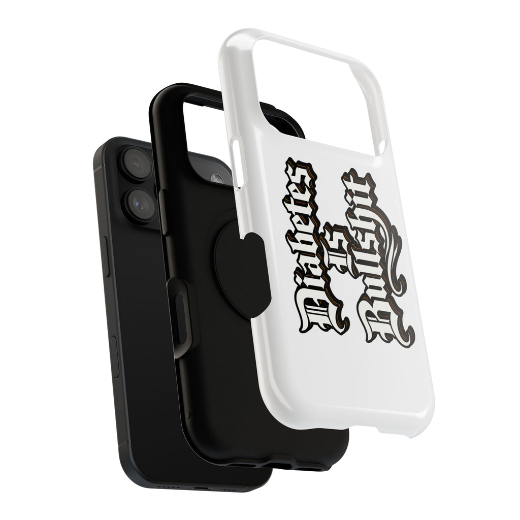 Impact-Resistant Phone Case — Gothic "Protects & Punishes" Design