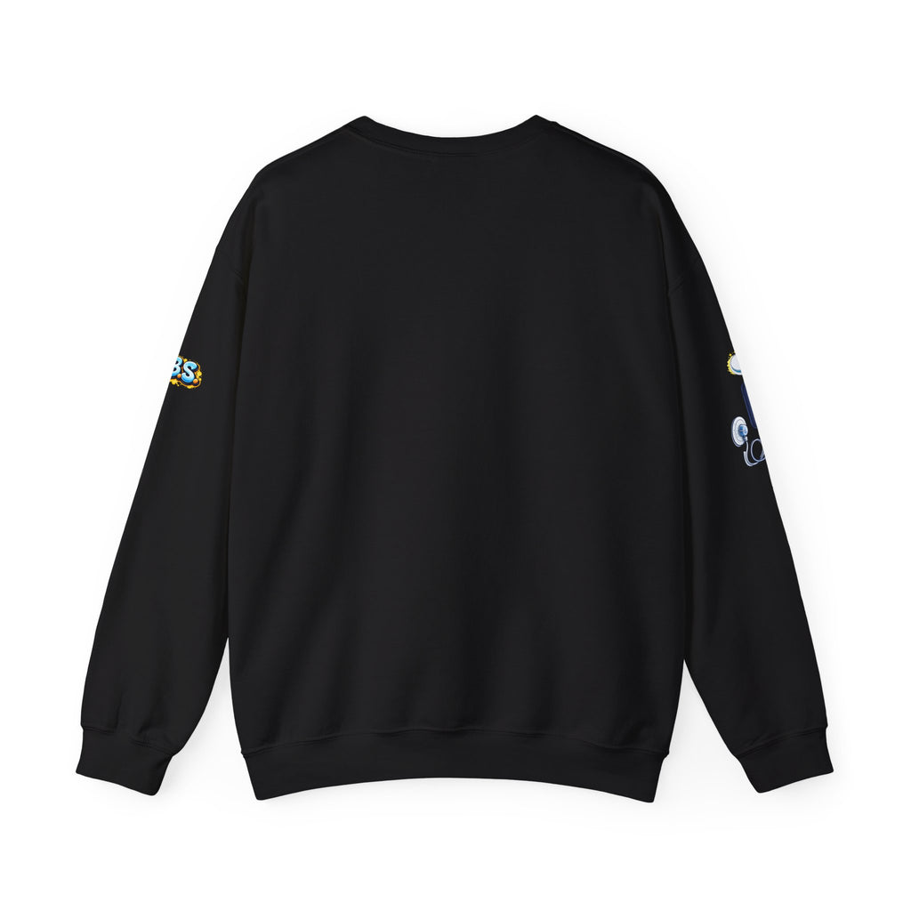 You're Just Jealous I'm Part Cyborg Sweatshirt — Sci‑Fi Humor Crewneck