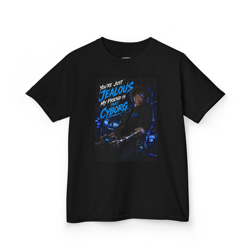 You're Jealous My Friend Is Part Cyborg T1D Support Kids Tee
