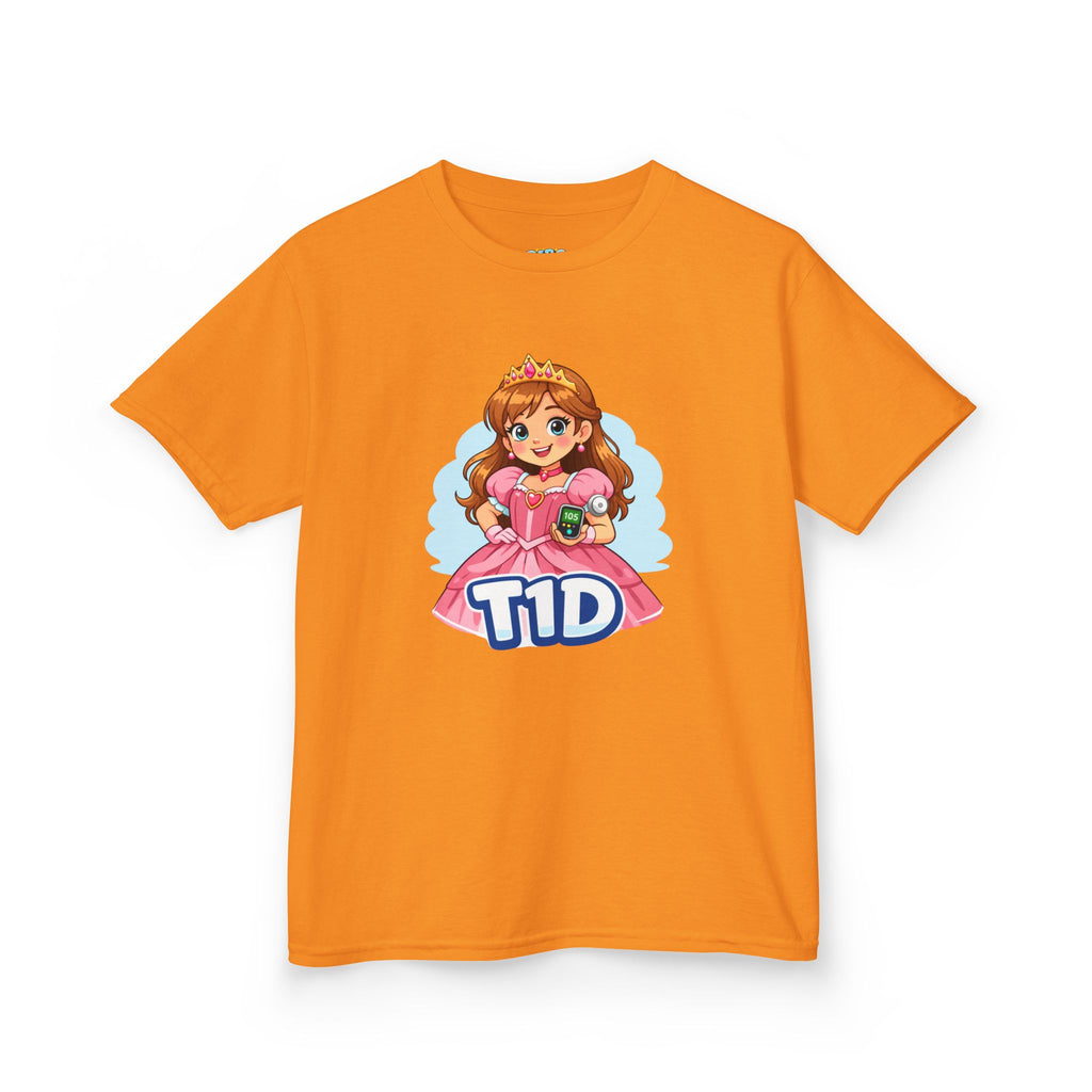 Kids Princess Tee — Cute Dress with Diabetes Monitor & Insulin Pump Purse