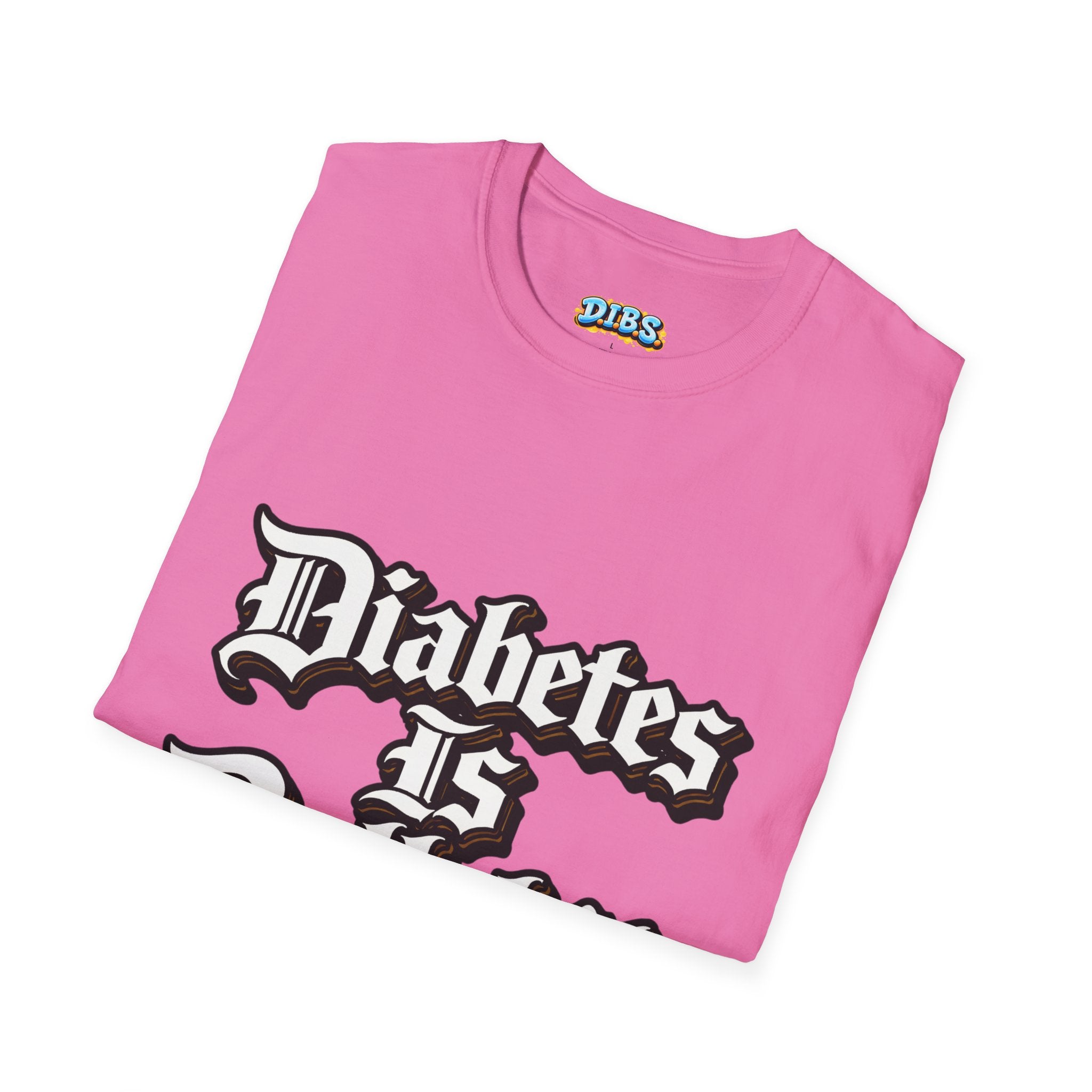 Diabetes Is Bullshit T-Shirt — Bold Type 1 Diabetes Awareness Tee