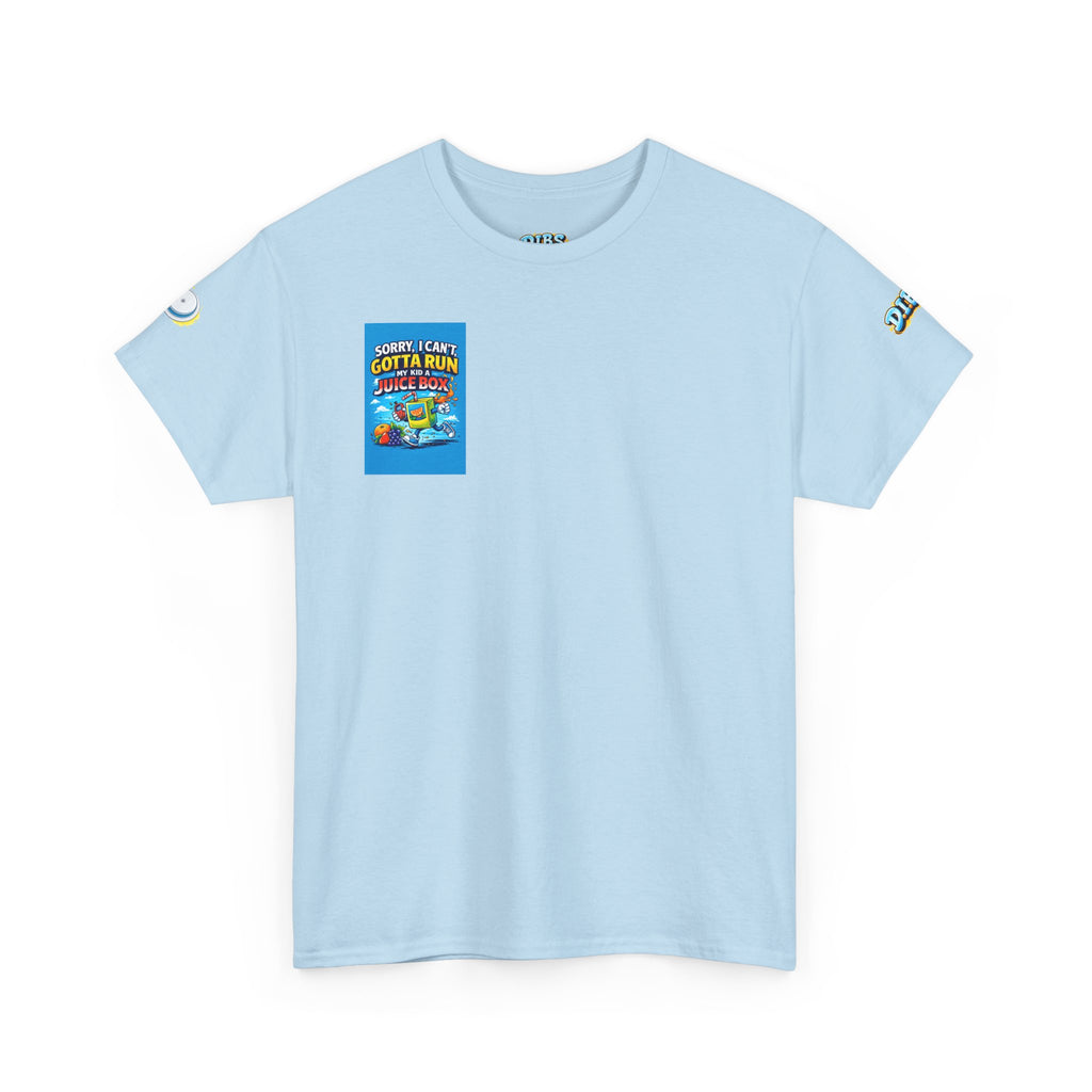 T-Shirt — “Sorry I Can’t, I Have to Run My Kid a Juice Box” T1D Parent Tee