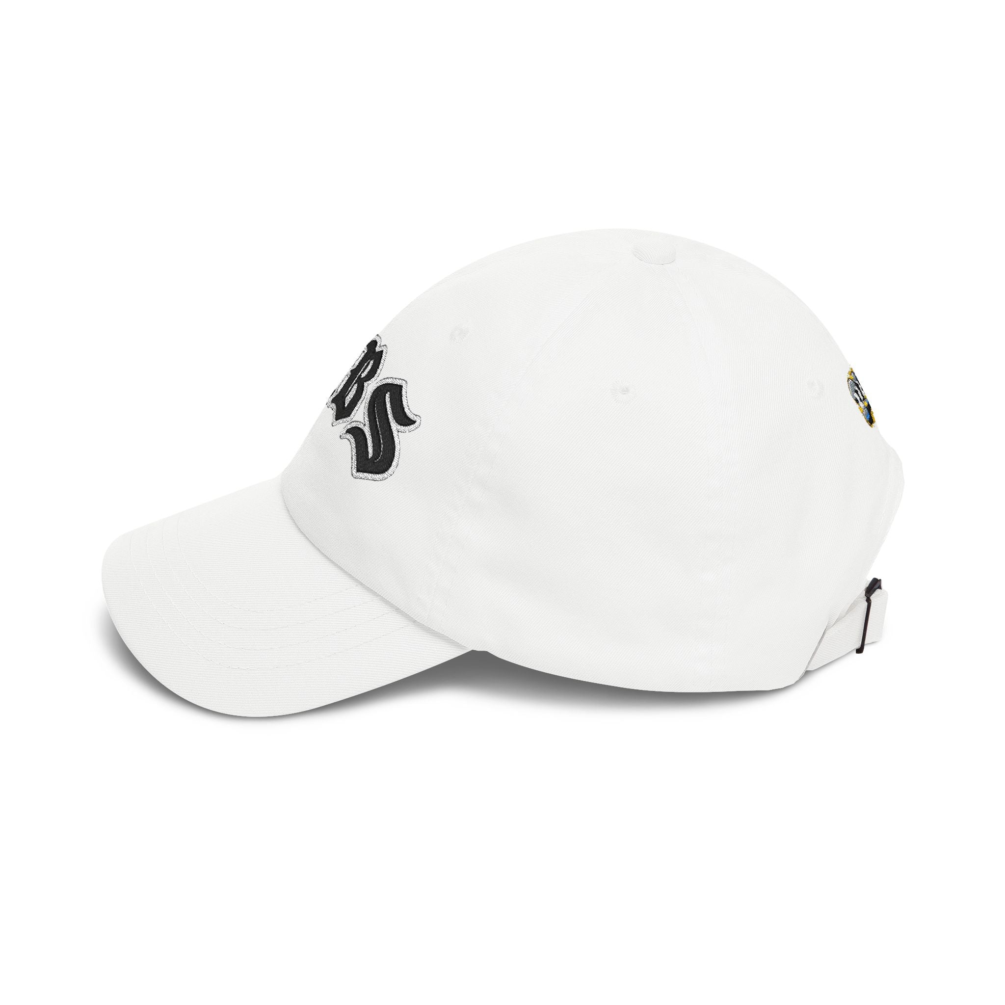 DIBS Gothic Print Dad Cap — Edgy Classic Baseball Hat