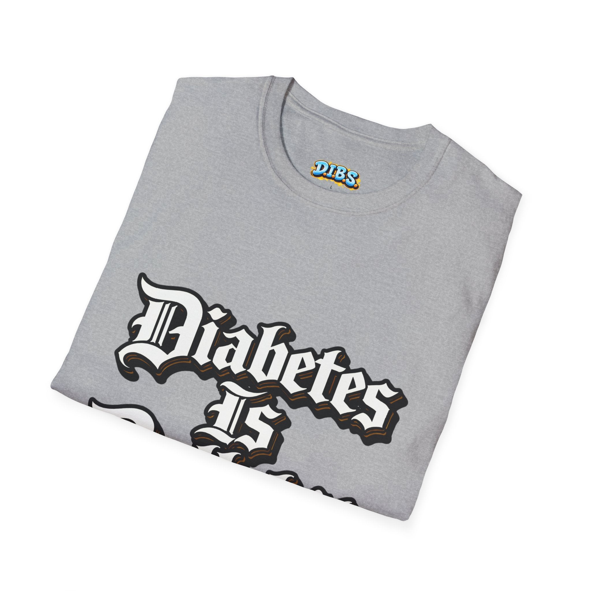 Diabetes Is Bullshit T-Shirt — Bold Type 1 Diabetes Awareness Tee