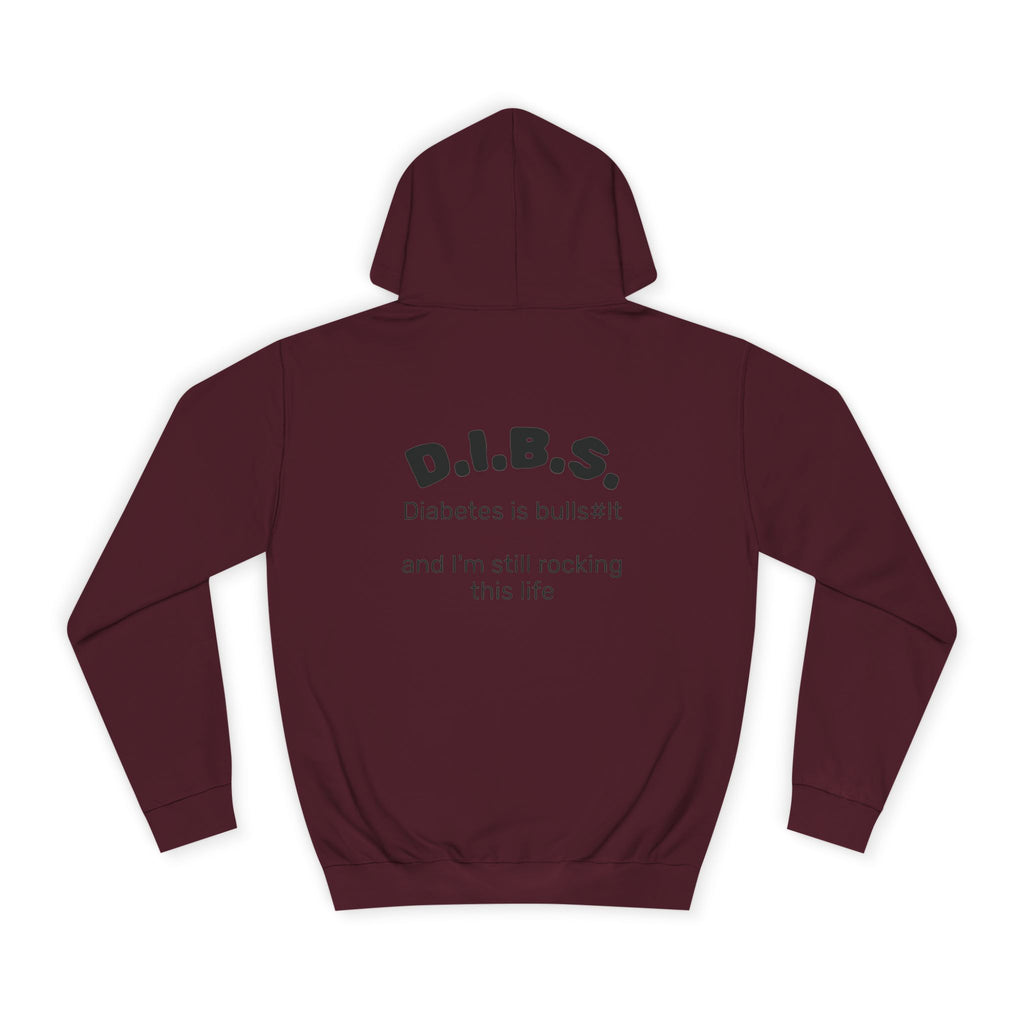 Don't judge my pancreas Hoodie — Funny Pancreas Cartoon Front, Bold Back Statement