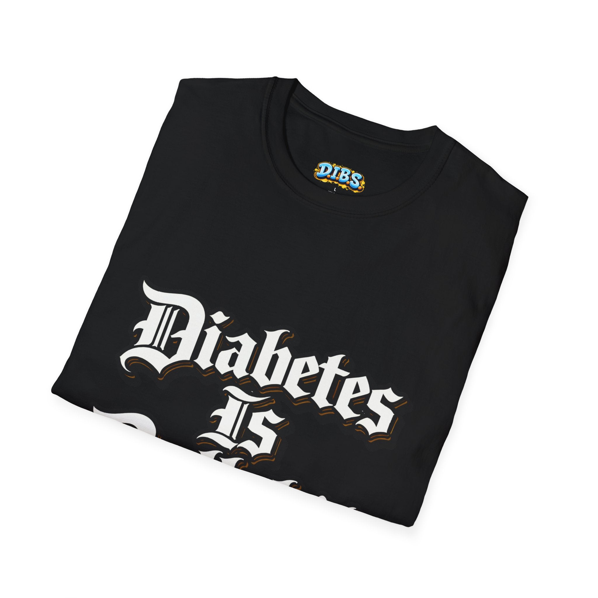 Diabetes Is Bullshit T-Shirt — Bold Type 1 Diabetes Awareness Tee