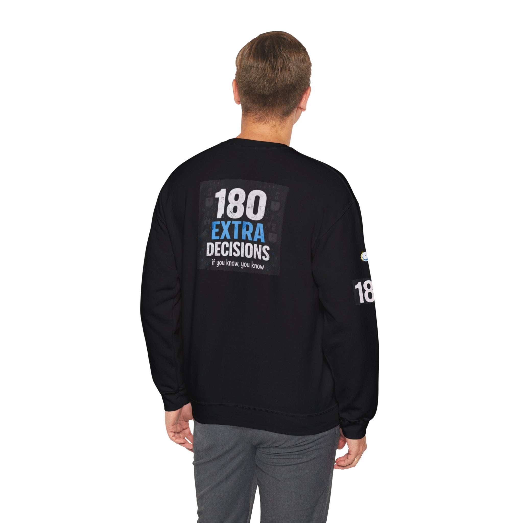 T1D Mental Health Sweatshirt — "180 Decisions a Day"
