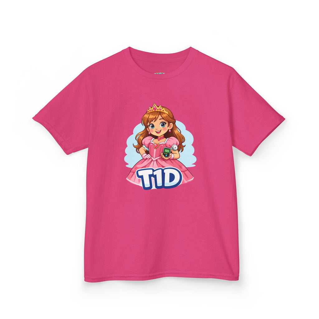 Kids Princess Tee — Cute Dress with Diabetes Monitor & Insulin Pump Purse