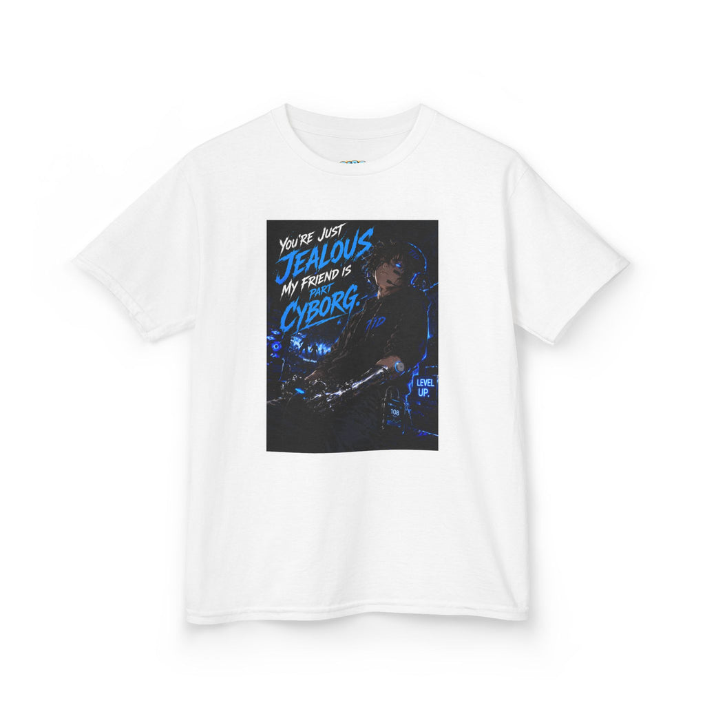 You're Jealous My Friend Is Part Cyborg T1D Support Kids Tee