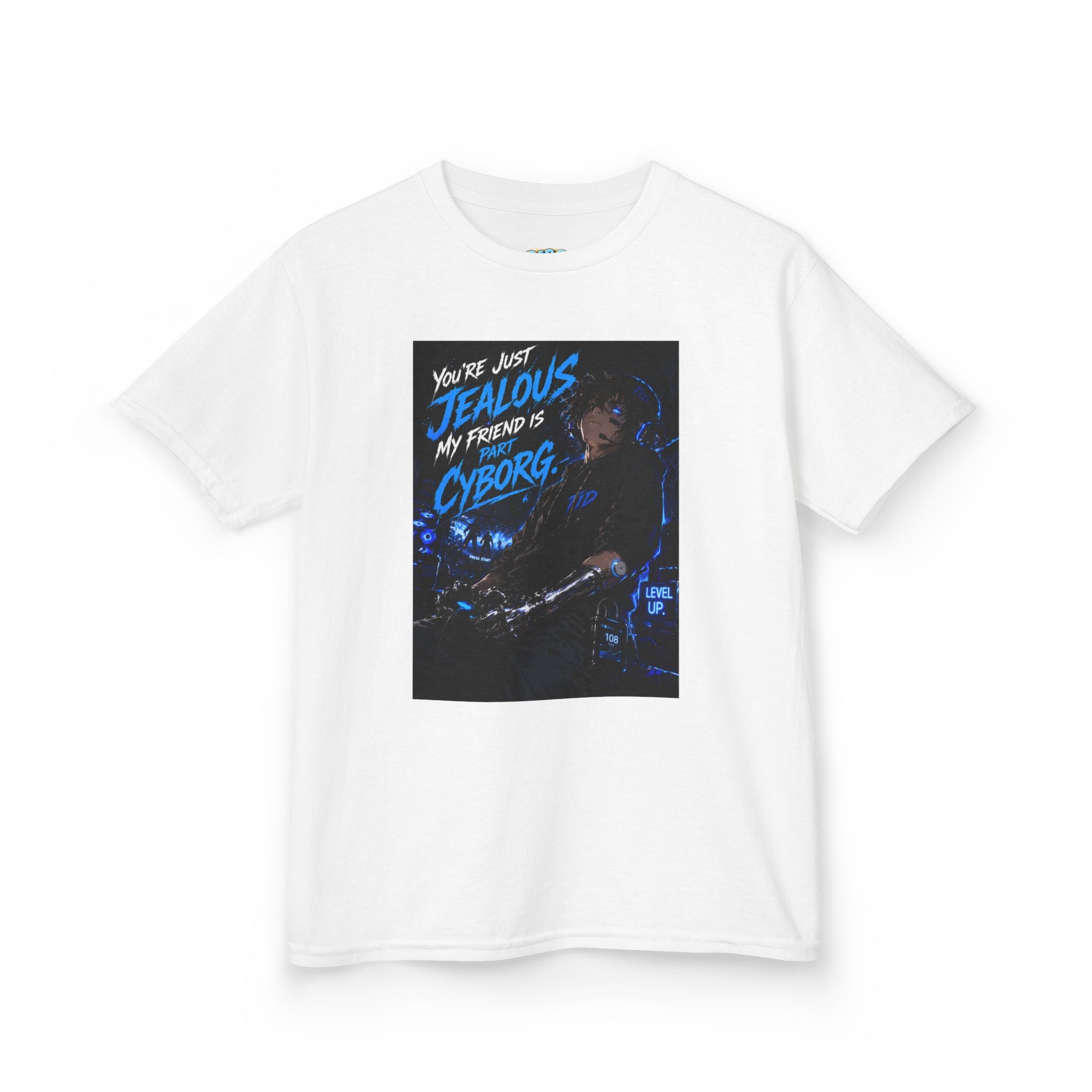 You're Jealous My Friend Is Part Cyborg T1D Support Kids Tee