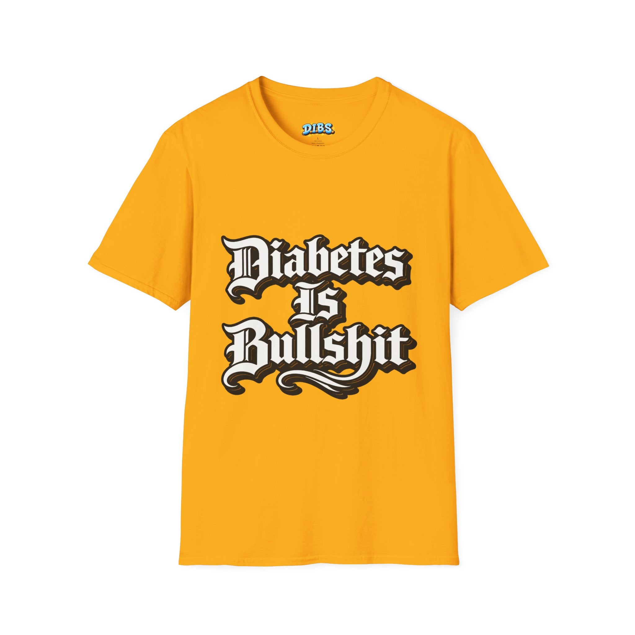 Diabetes Is Bullshit T-Shirt — Bold Type 1 Diabetes Awareness Tee