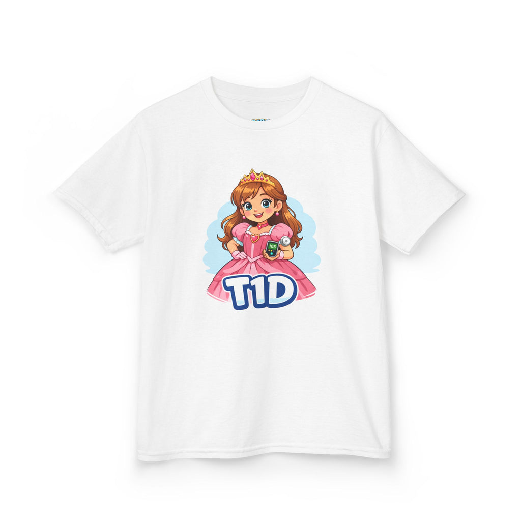 Kids Princess Tee — Cute Dress with Diabetes Monitor & Insulin Pump Purse