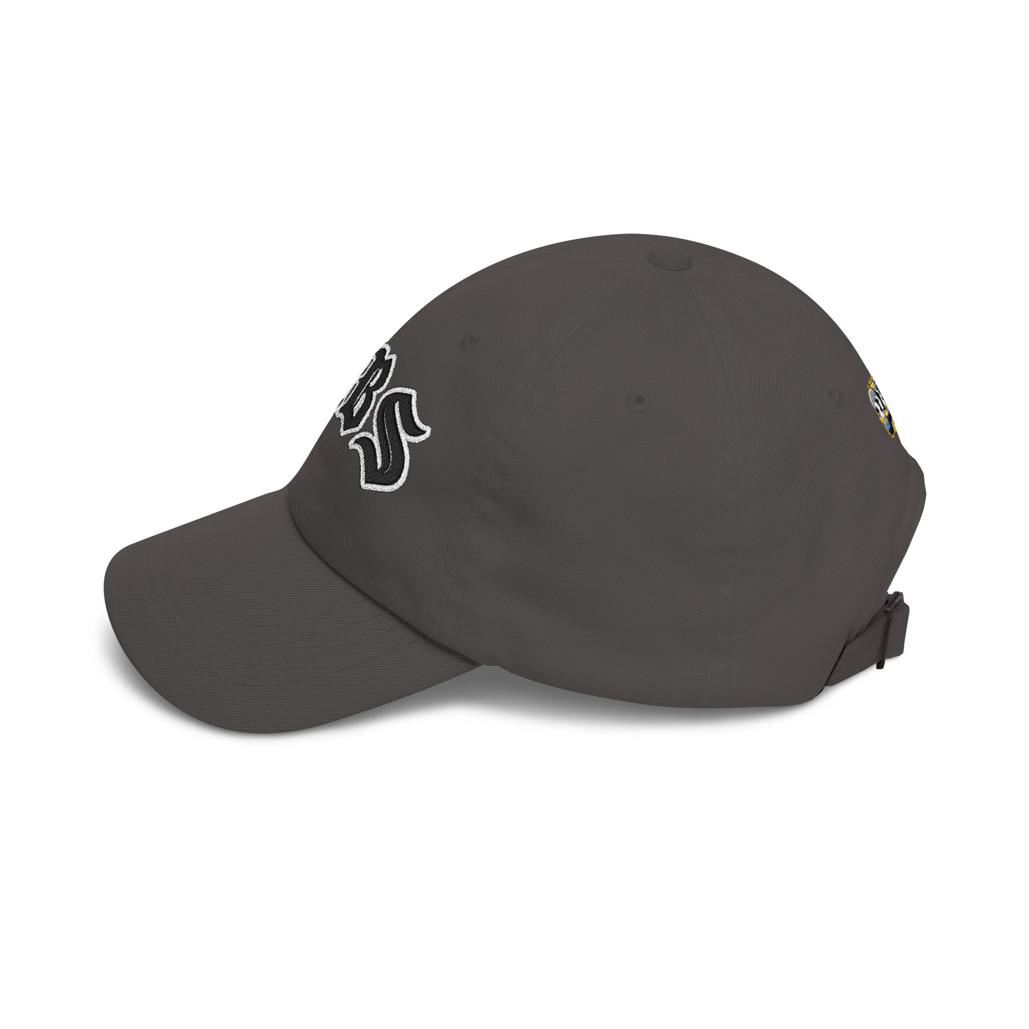 DIBS Gothic Print Dad Cap — Edgy Classic Baseball Hat