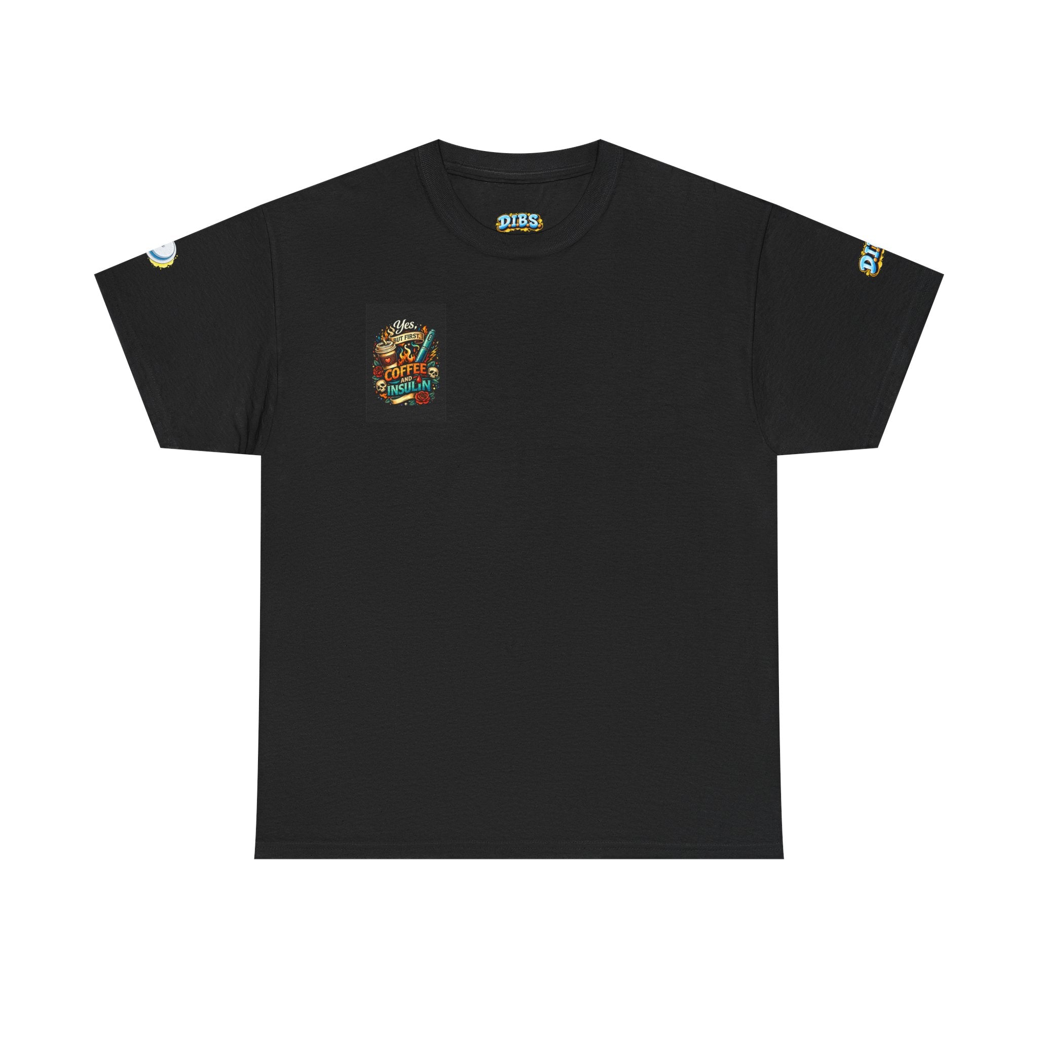 “Yes But First Coffee and Insulin” T‑Shirt — Diabetes Awareness Coffee Tee