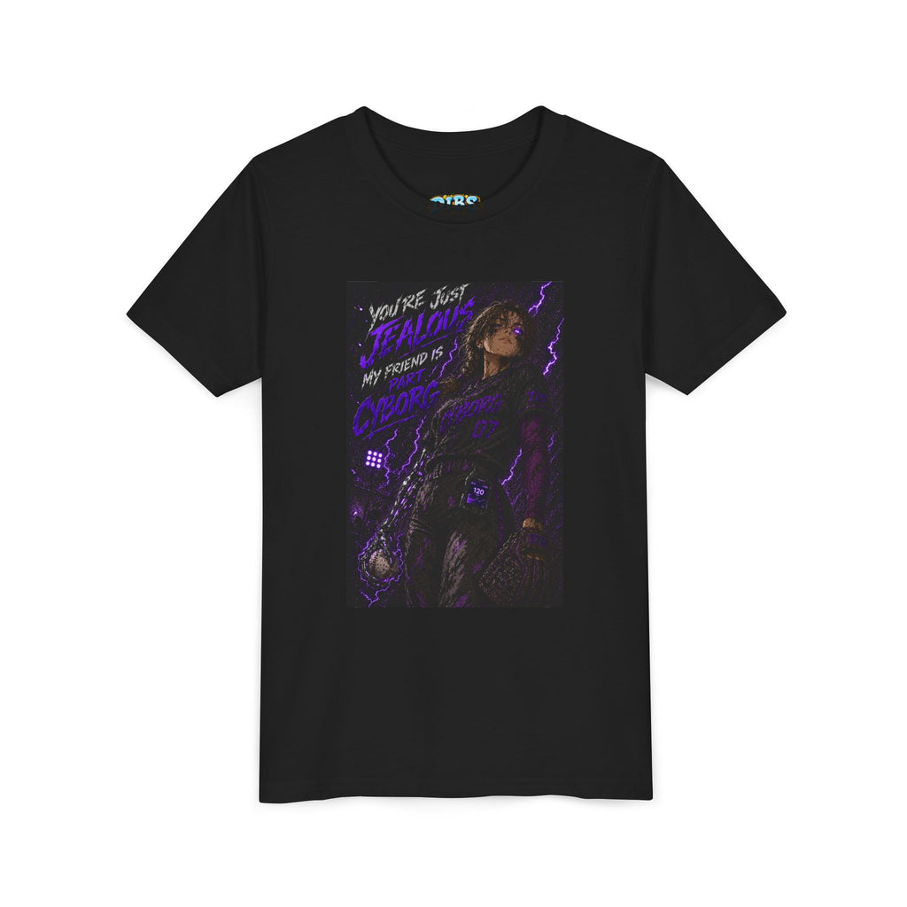 Girls "My Friend Is a Cyborg" T1D Support Youth Tee