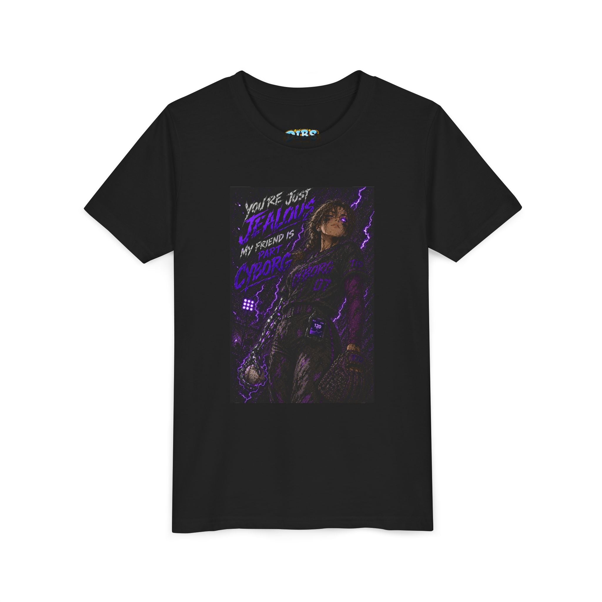 Girls "My Friend Is a Cyborg" T1D Support Youth Tee