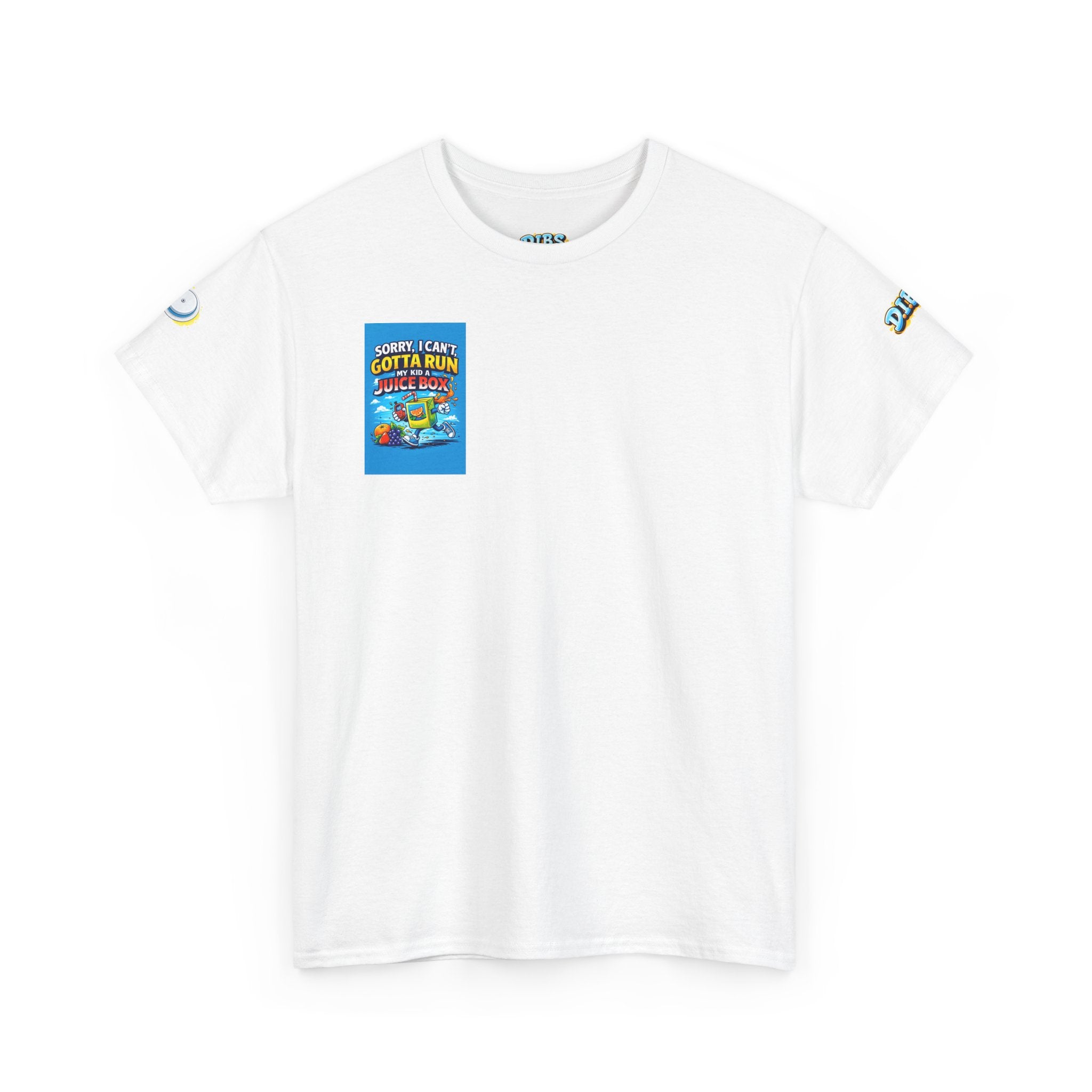 T-Shirt — “Sorry I Can’t, I Have to Run My Kid a Juice Box” T1D Parent Tee