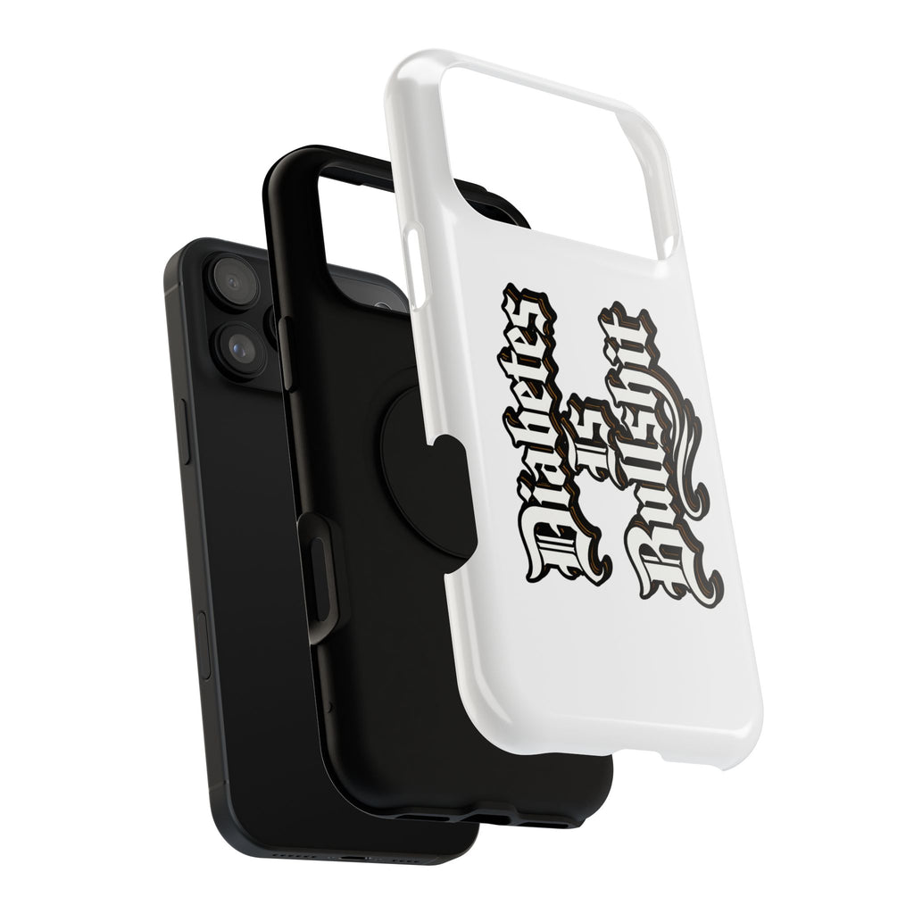 Impact-Resistant Phone Case — Gothic "Protects & Punishes" Design