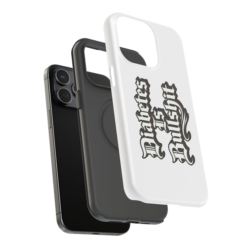 Impact-Resistant Phone Case — Gothic "Protects & Punishes" Design