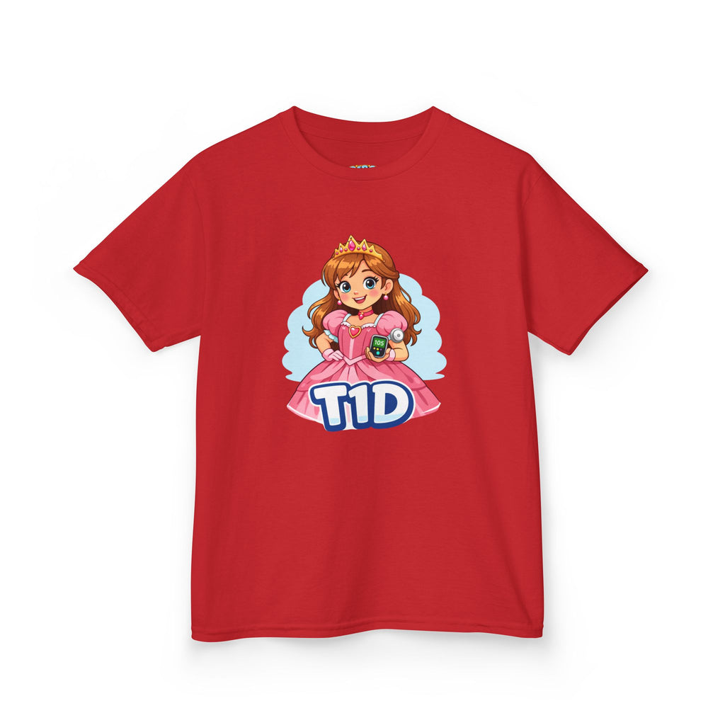 Kids Princess Tee — Cute Dress with Diabetes Monitor & Insulin Pump Purse