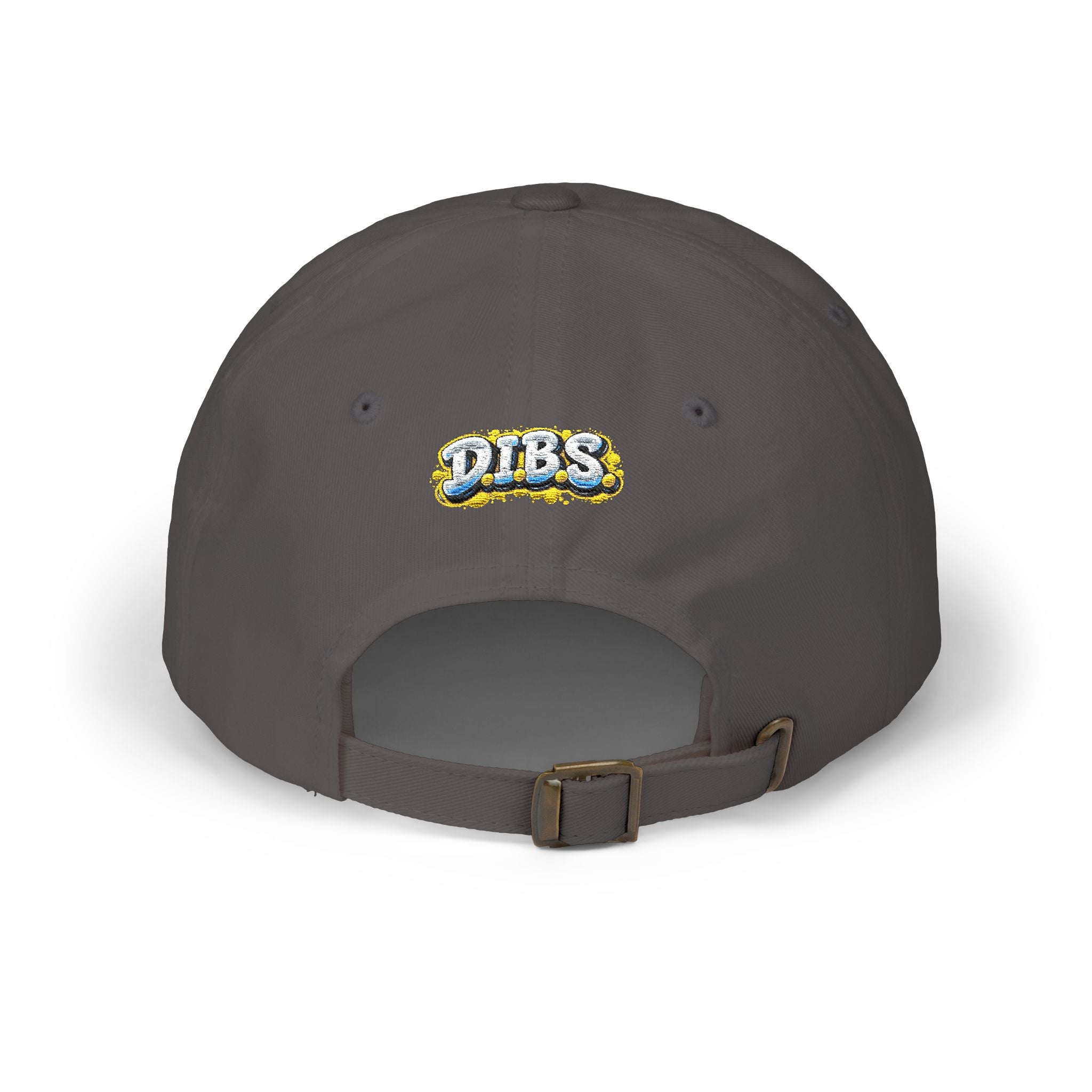 DIBS Gothic Print Dad Cap — Edgy Classic Baseball Hat