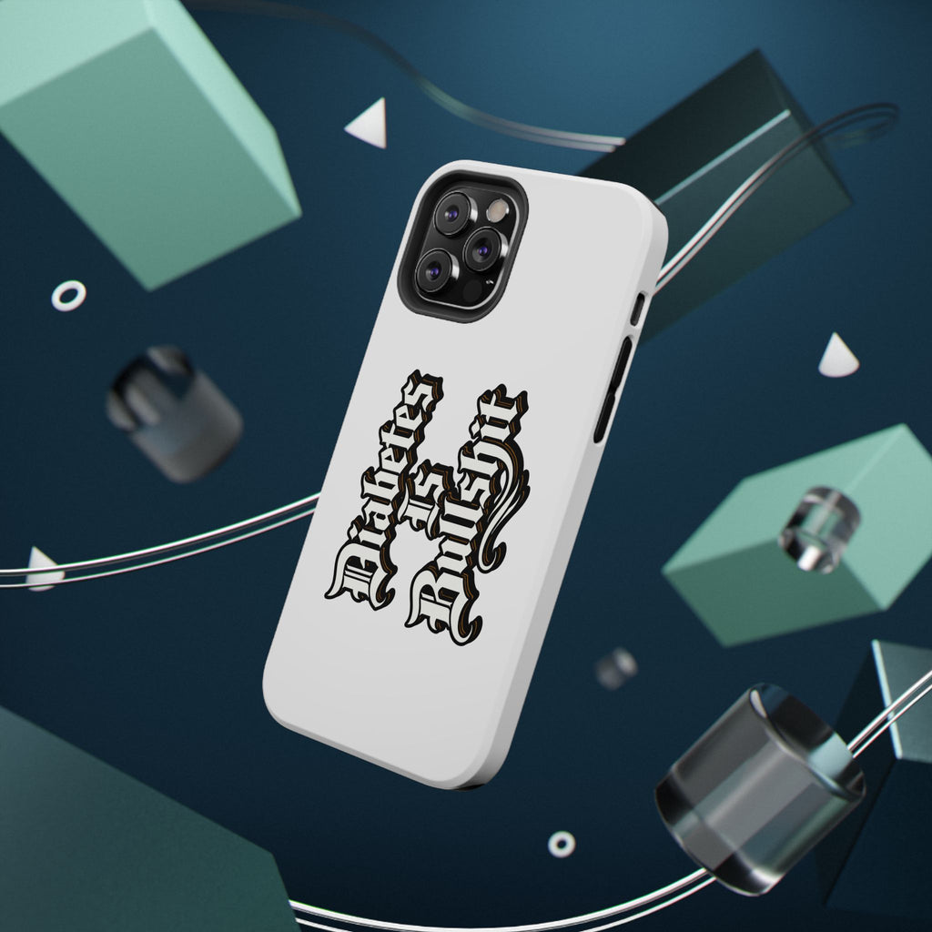 Impact-Resistant Phone Case — Gothic "Protects & Punishes" Design