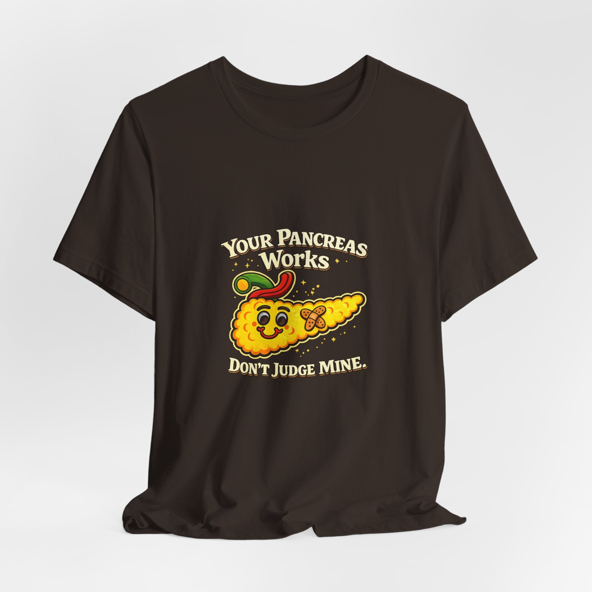 Your Pancreas Works Tee — "Don't Judge Mine" Diabetes Awareness T-Shirt
