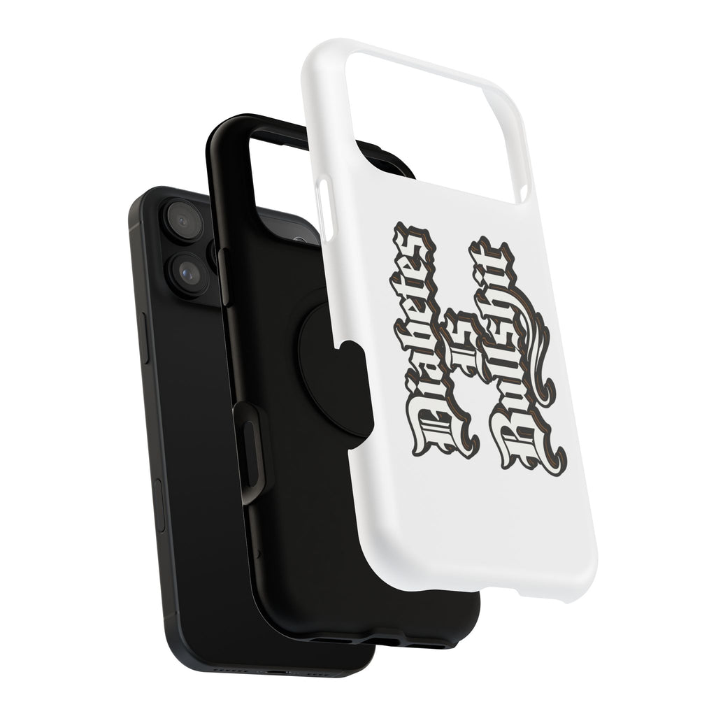 Impact-Resistant Phone Case — Gothic "Protects & Punishes" Design